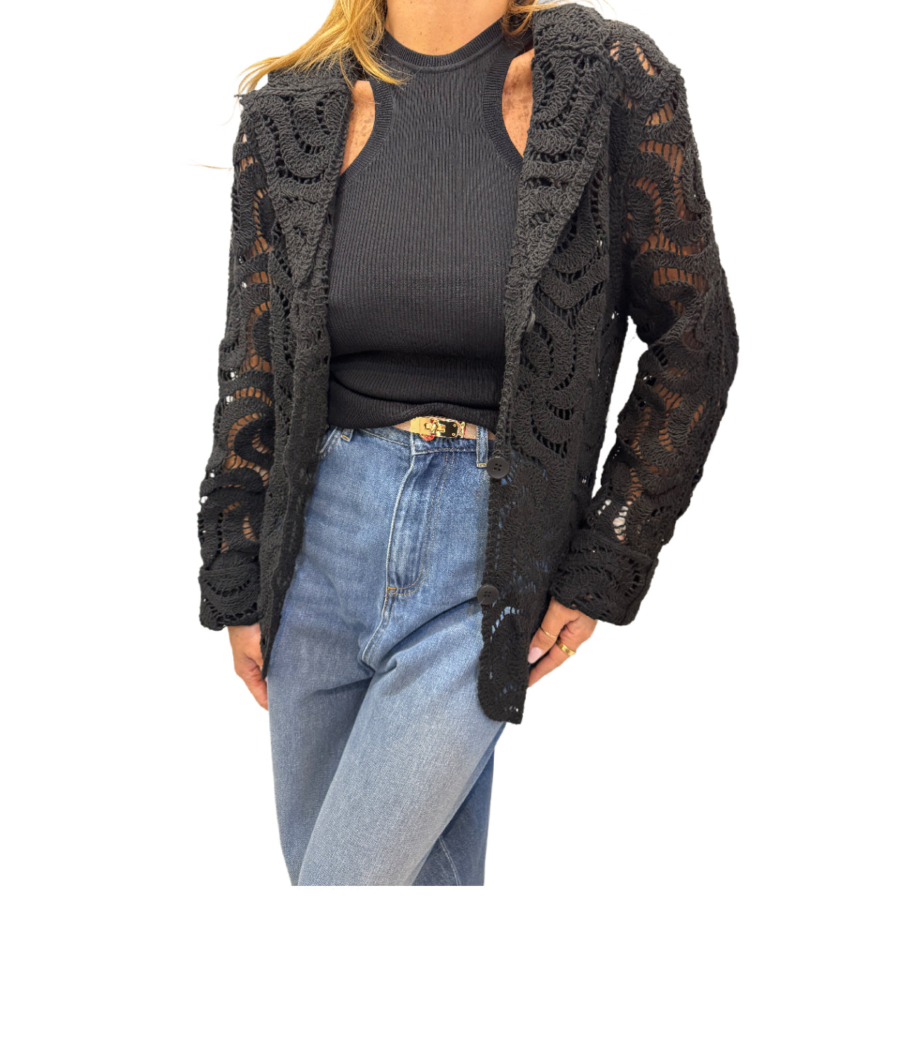 Giacca in crochet Emisphere