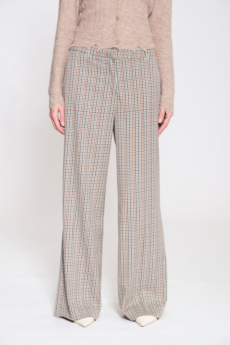 Pantalone a quadri Kaos Jeans