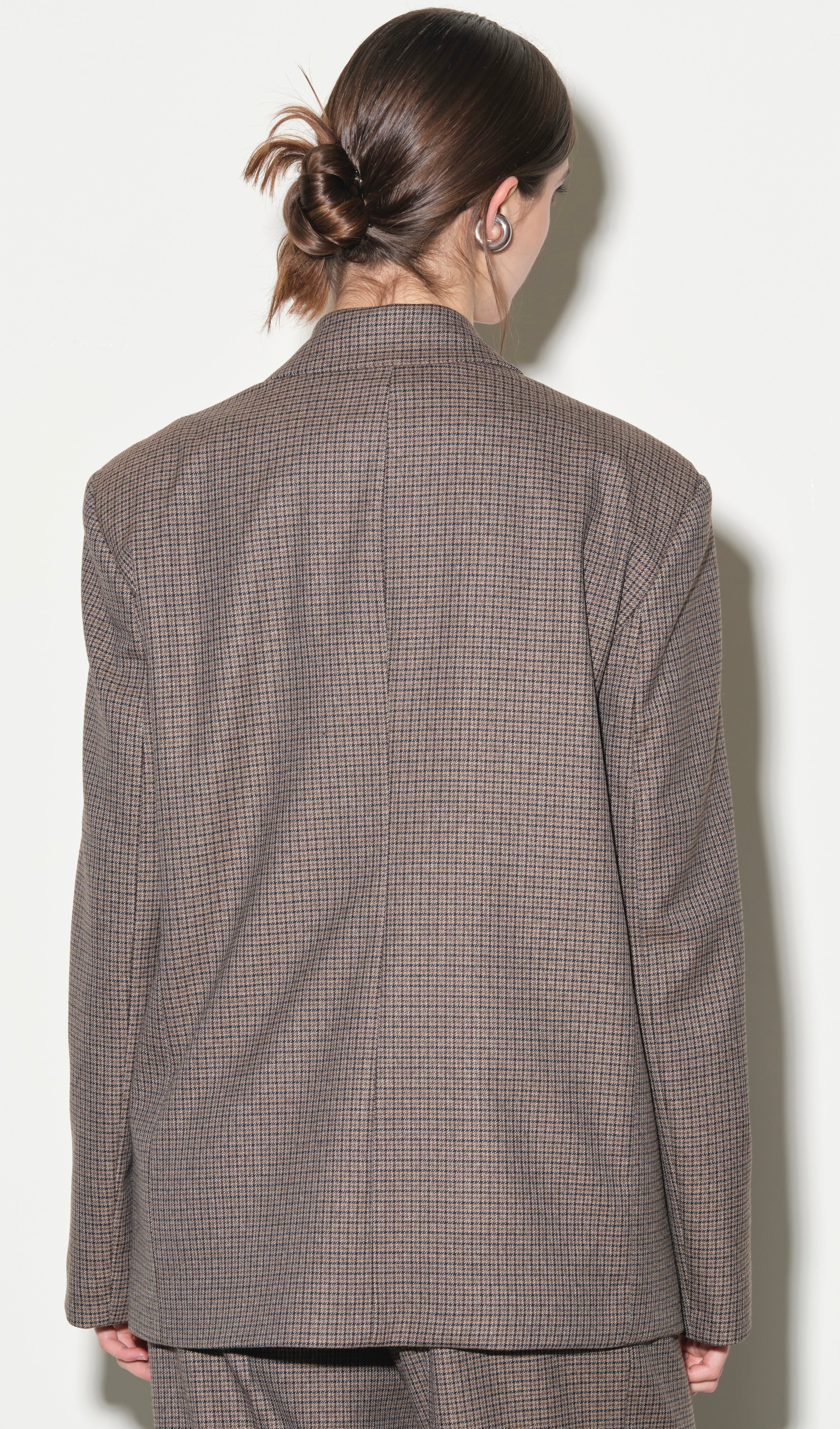 Blazer Oversize in Principe di Galles Kaos Donna
