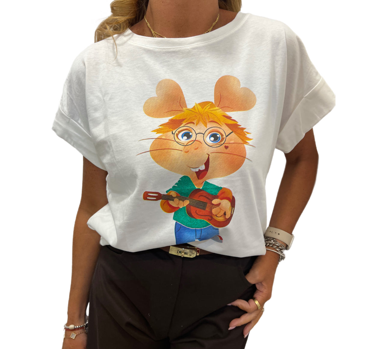 T-Shirt con stampe Emisphere