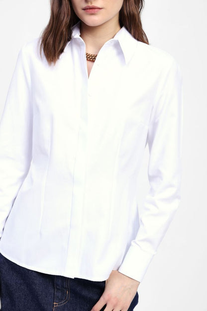 Camicia donna colletto classico Dixie