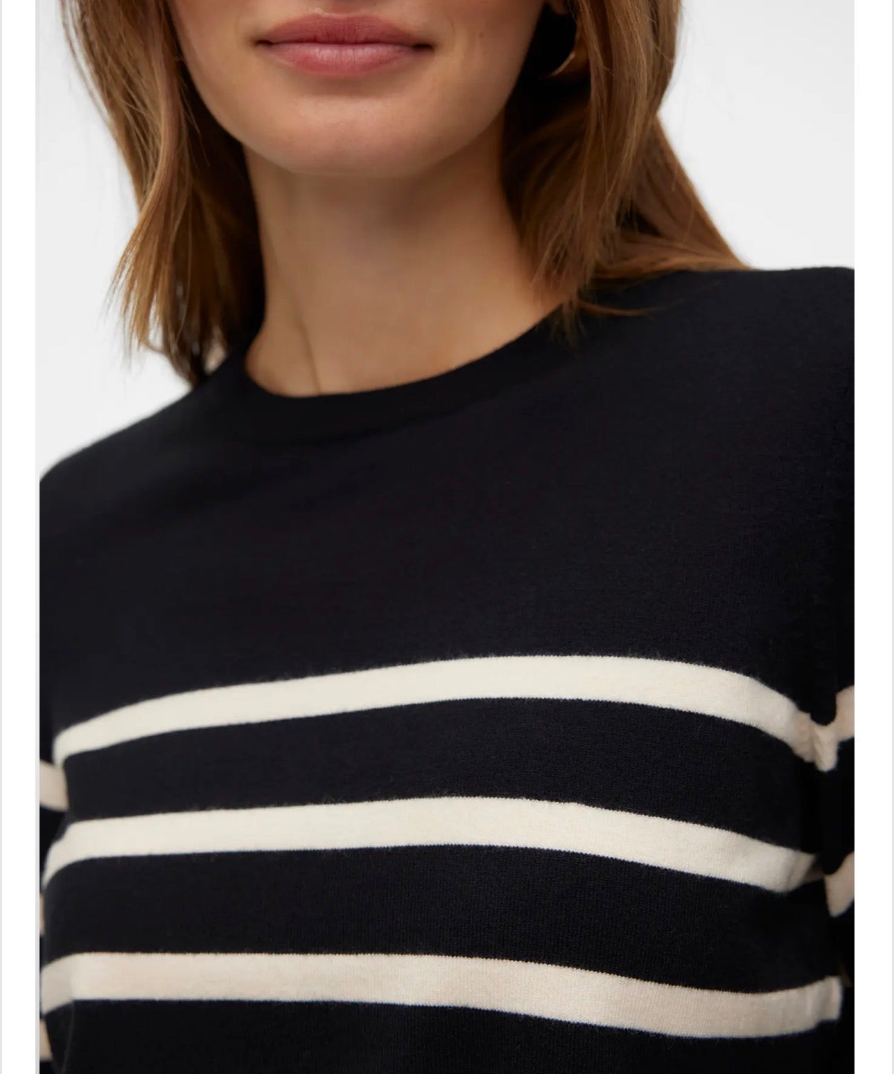 Maglia a righe girocollo Vero Moda
