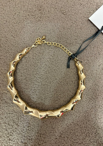 Collana rigida effetto bamboo Emisphere