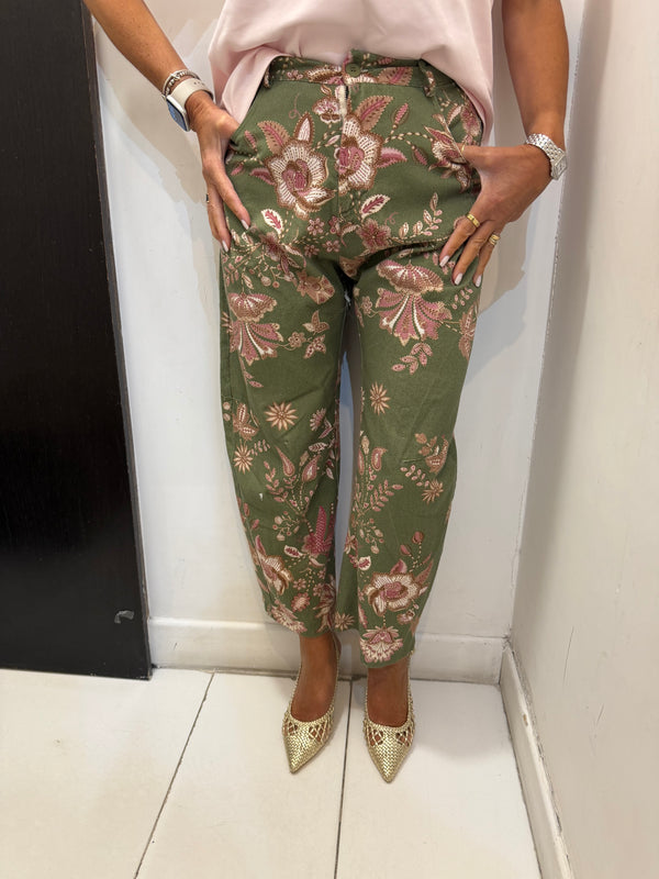 Barrel fantasia floreale Emisphere