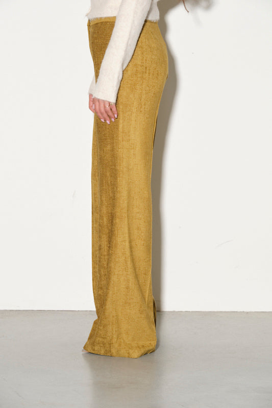Pantaloni in velluto a palazzo Kaos Donna