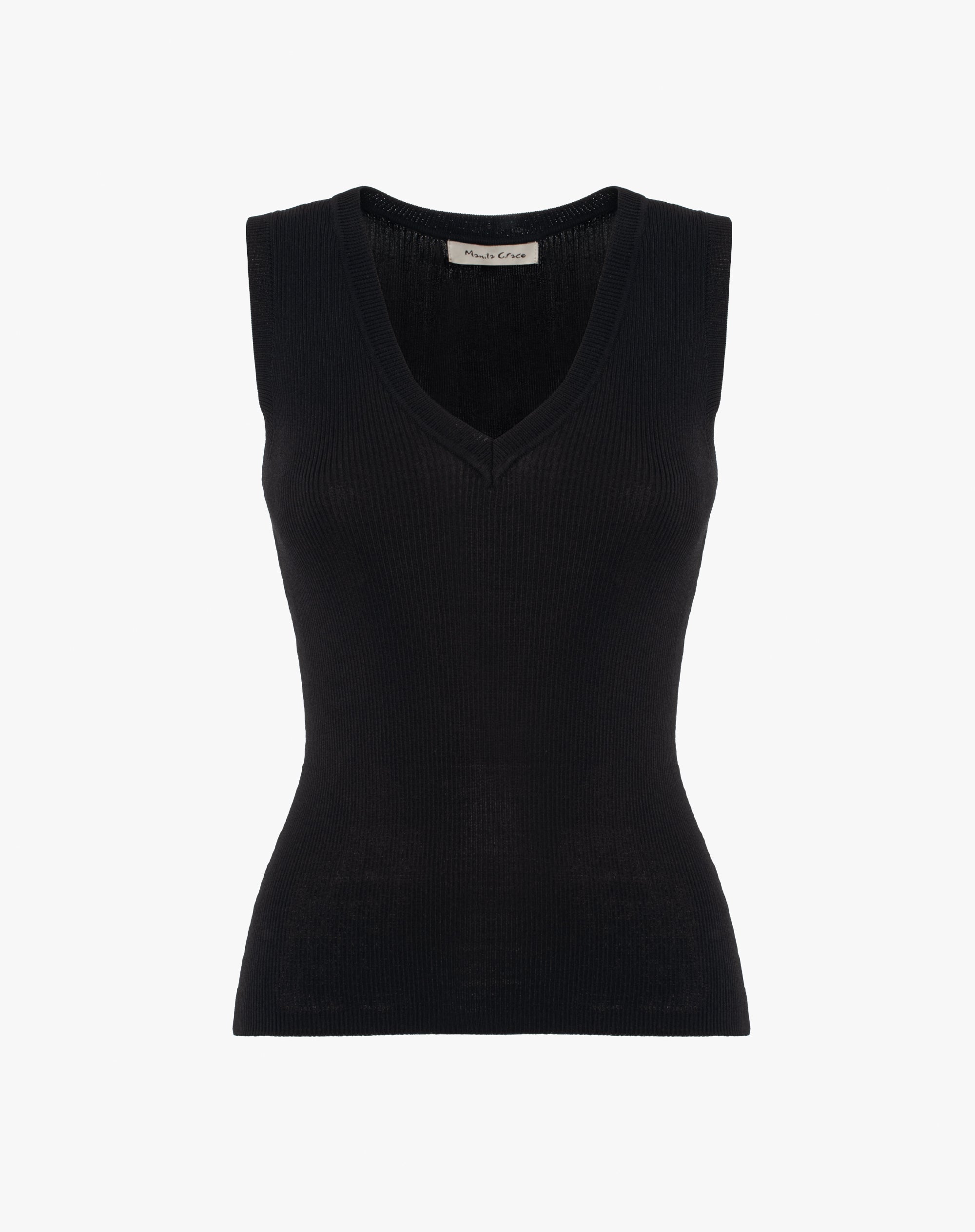 Canotta scollo a v Manila Grace