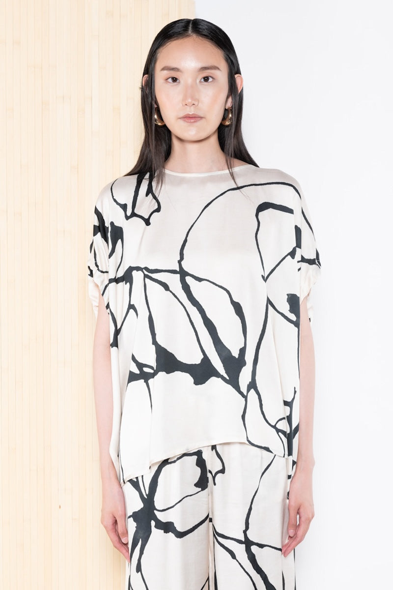 Blusa stampa botanical Icona
