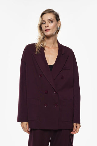 Blazer over doppio petto con tasche applicate Imperial