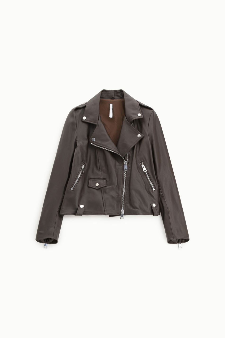 Giacca biker corta con zip e tasche Imperial