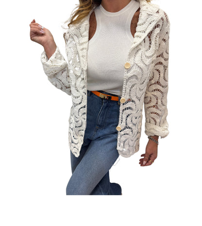 Giacca in crochet Emisphere