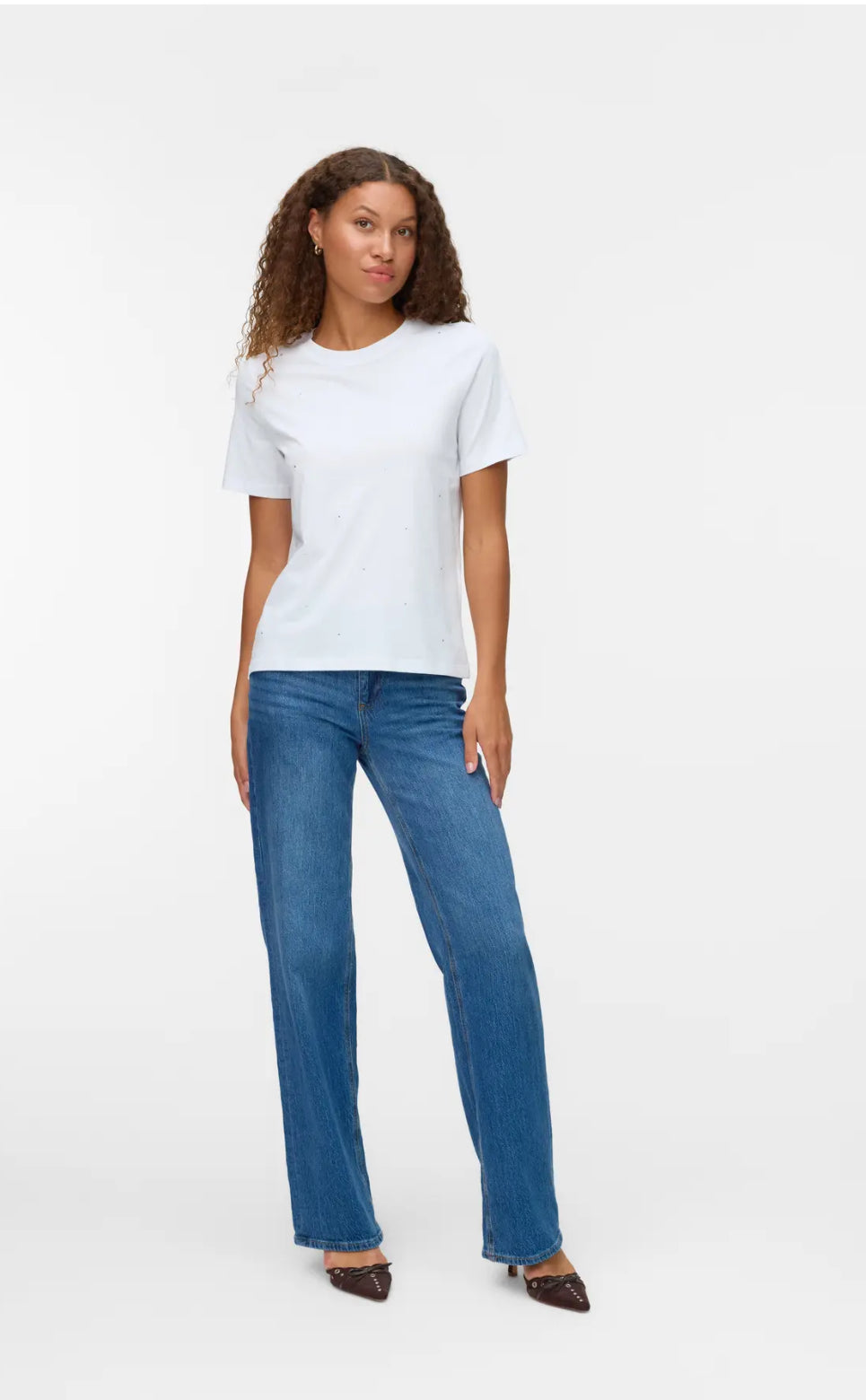 T-shirt con strass Vero Moda