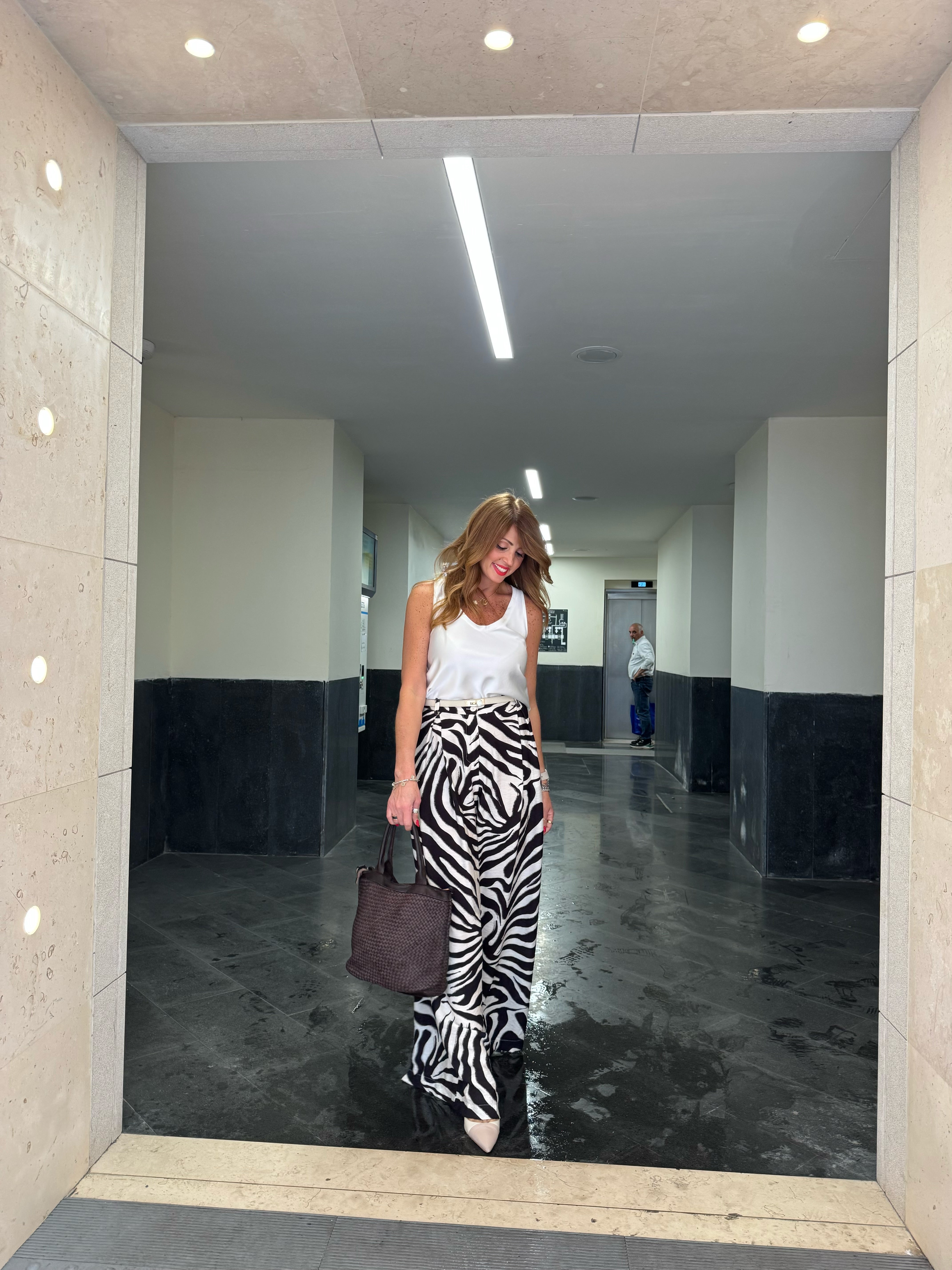 Pantalone fantasia zebrata Imperial