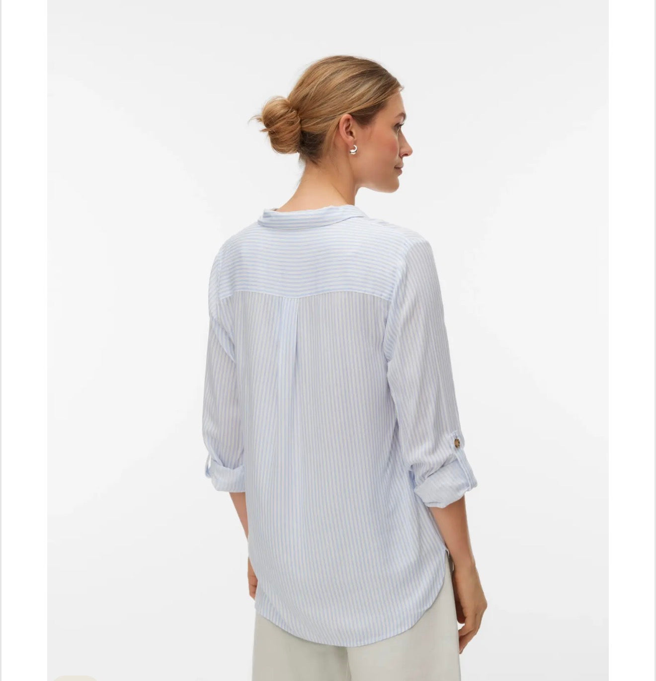 Camicia bumpy con polsini regolabili Vero Moda