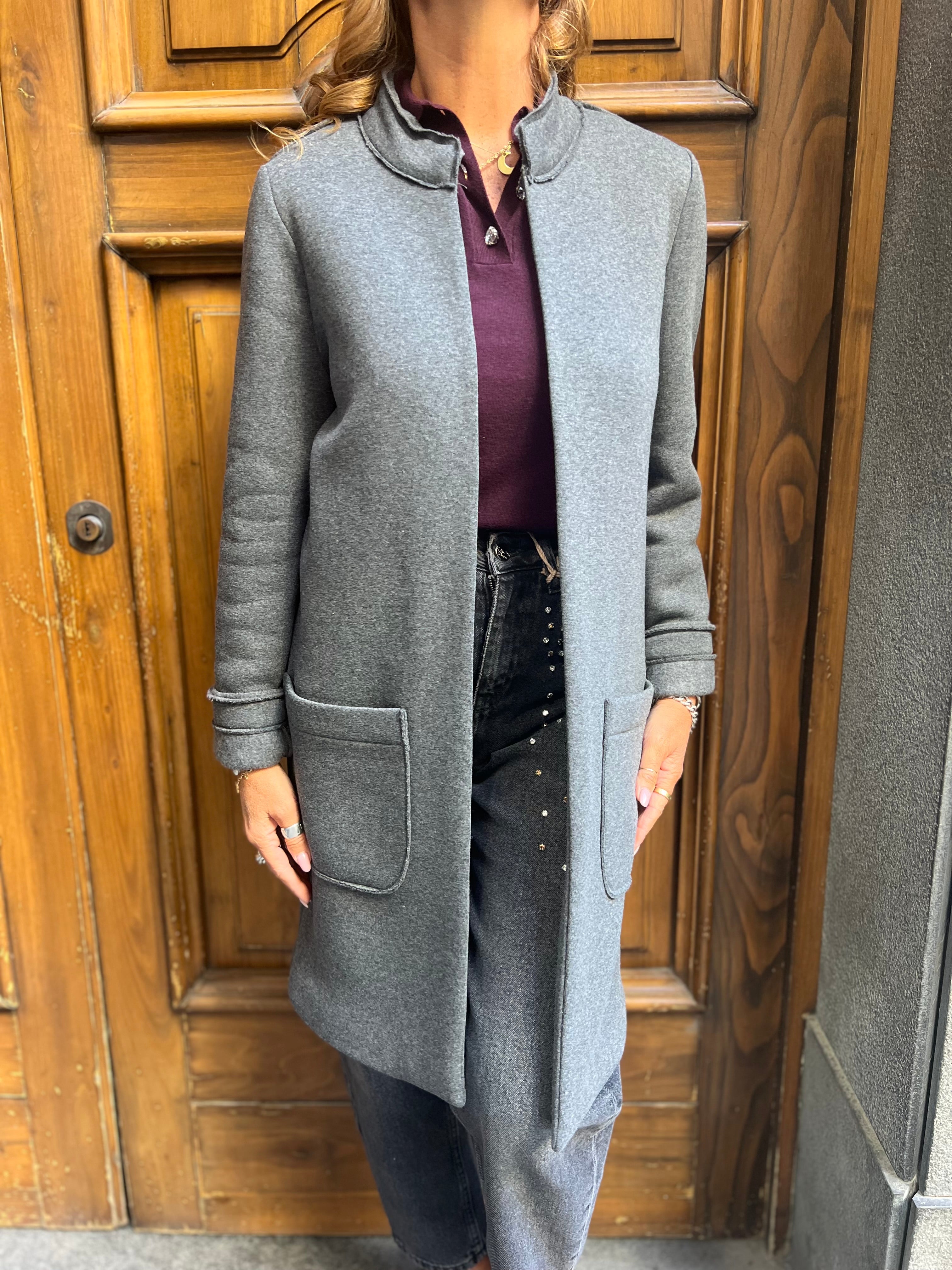 Cappotto felpa collo coreana Emisphere