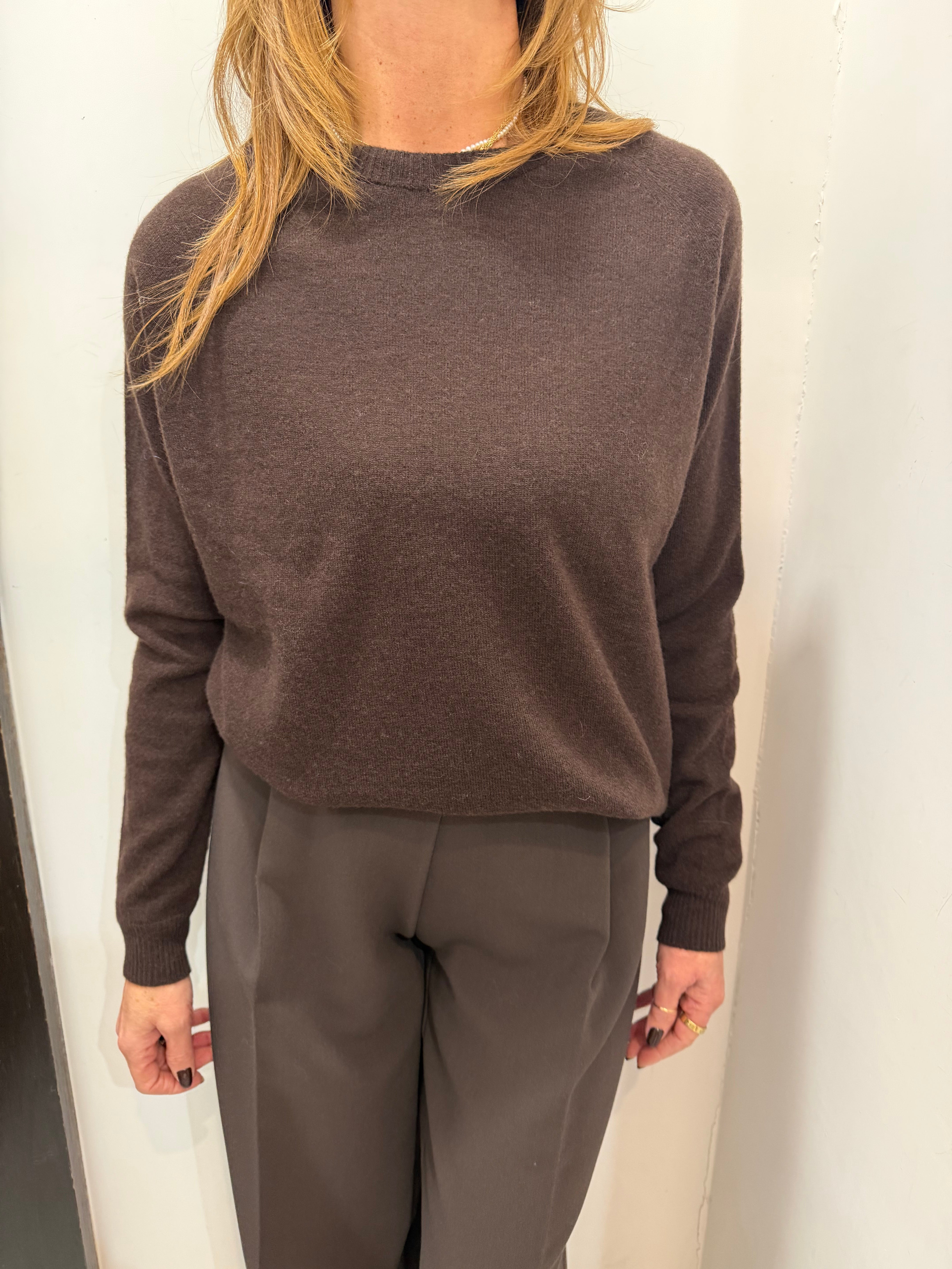 Maglia girocollo in lana Angela Davis