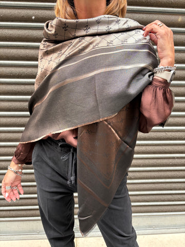 Foulard sfumato logo Manila Grace