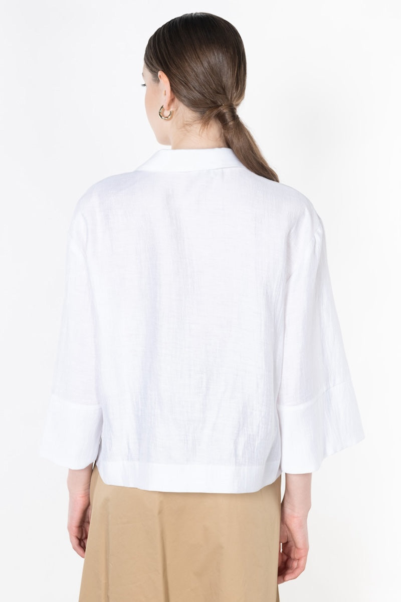 Blusa in misto lino Kaos Donna