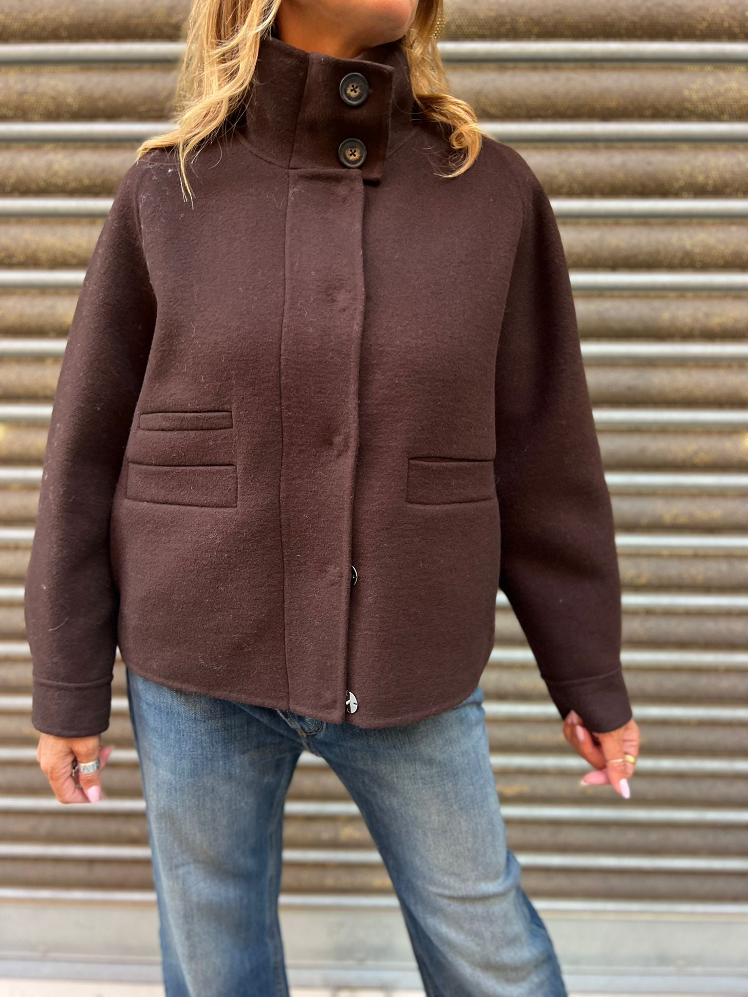 Cappotto corto crop Manila Grace