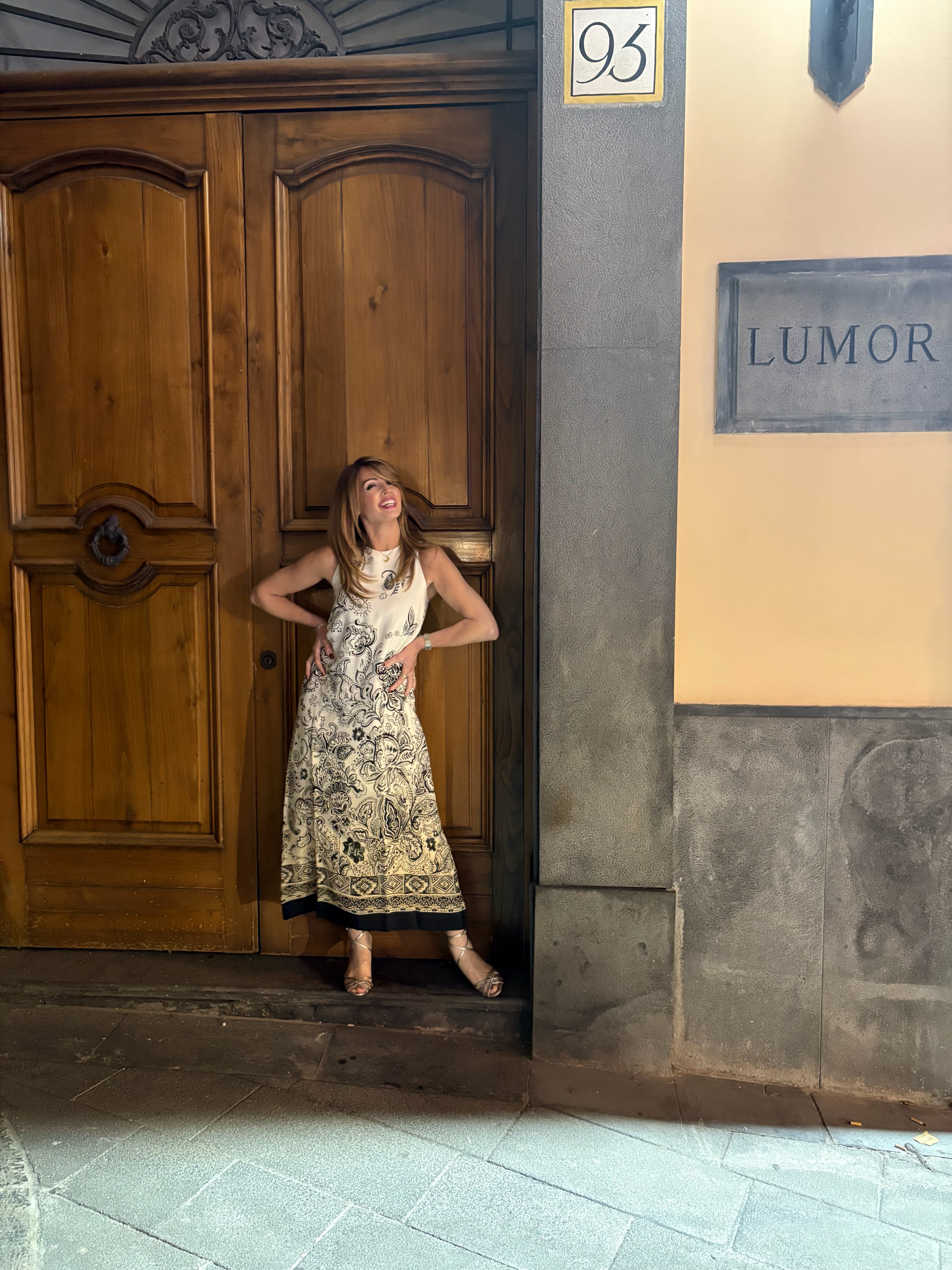 Abito lungo stilo giappo Kaos Donna