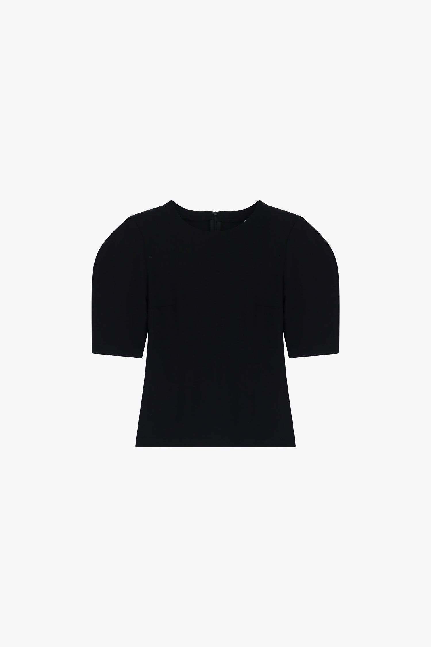 Top strutturato maniche corte spalla arricciata Imperial