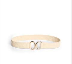 Cintura elastica con doppia fibbia Pieces