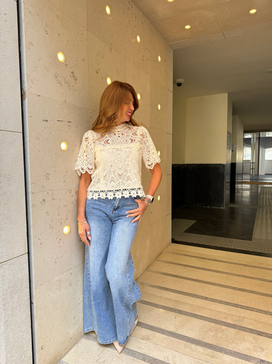 Jeans palazzo Kaos Denim