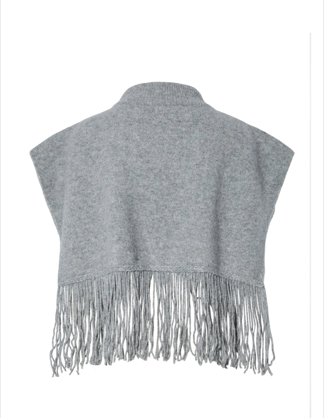 Poncho con frange Pieces