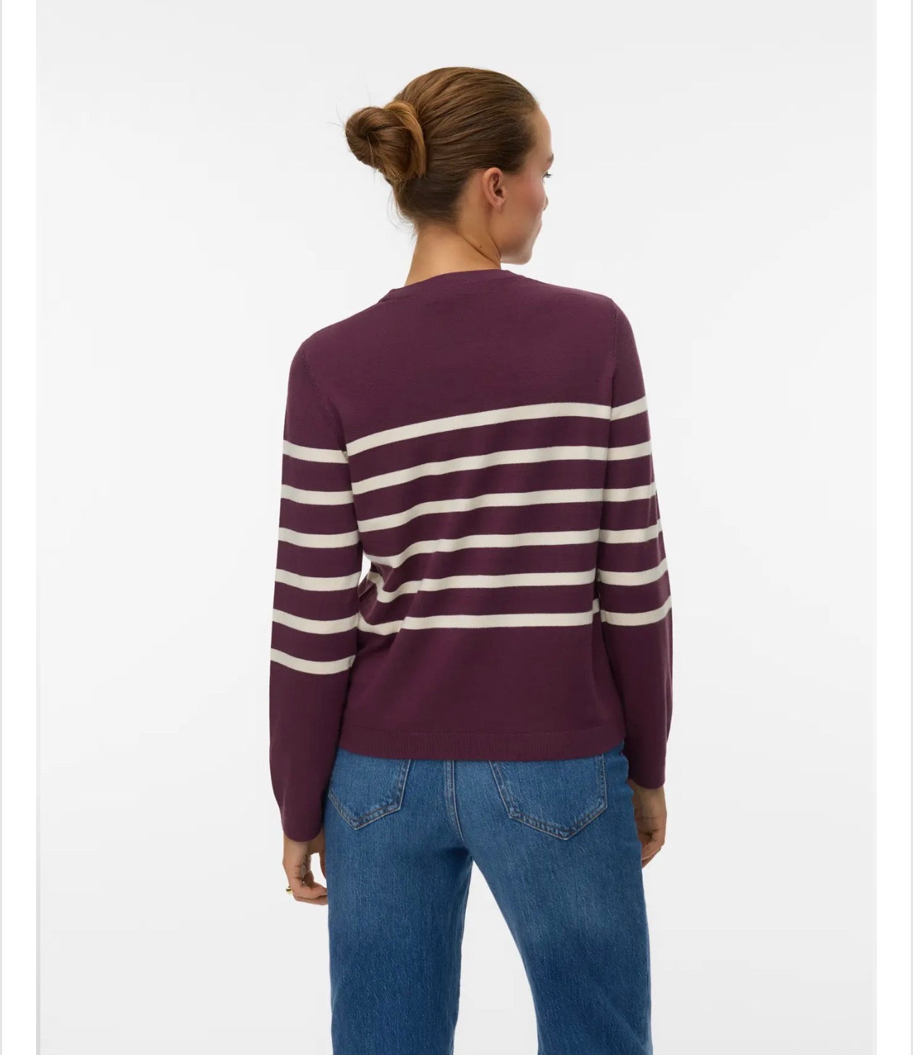 Maglia a righe girocollo Vero Moda