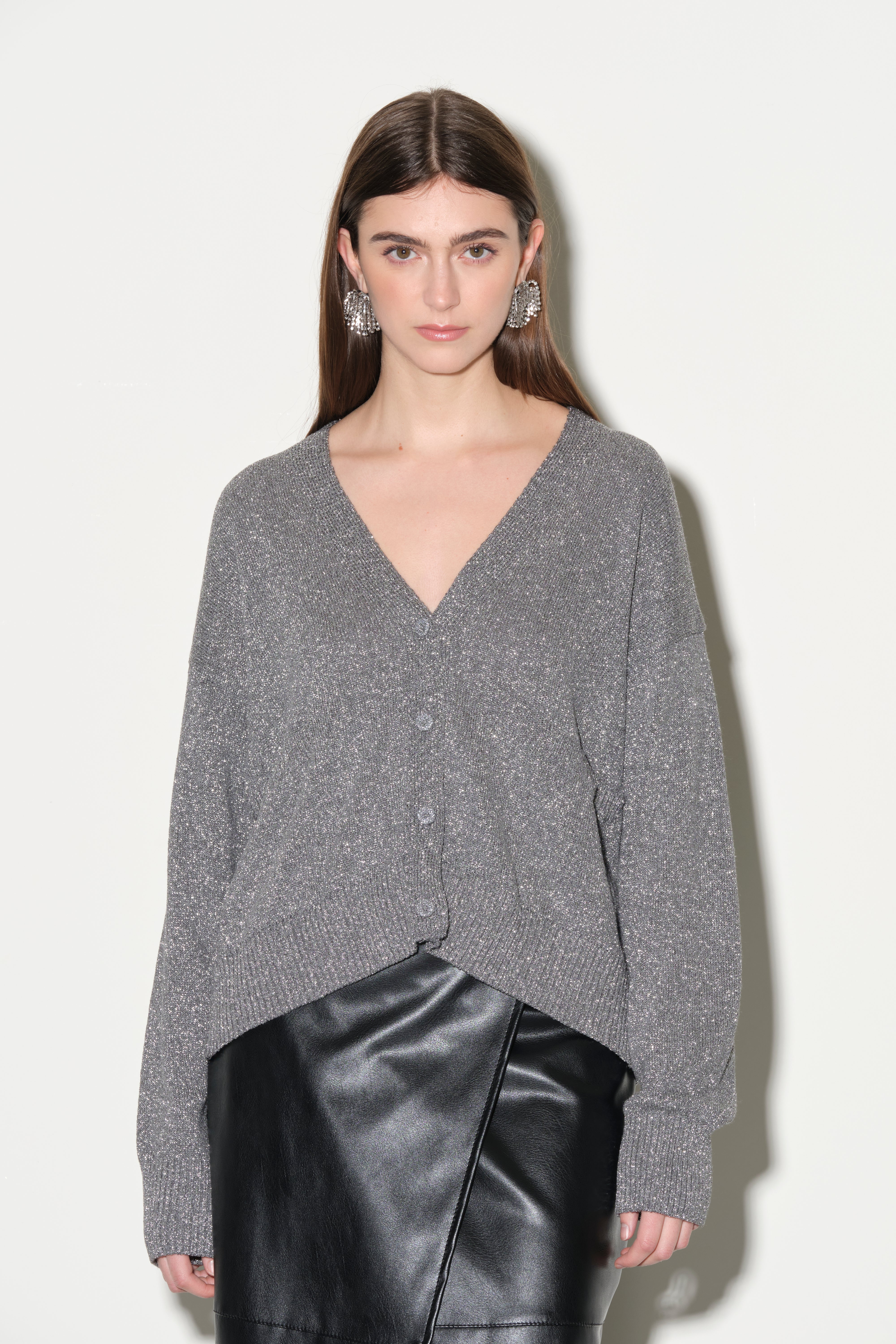 Cardigan scollo a V Kaos Donna