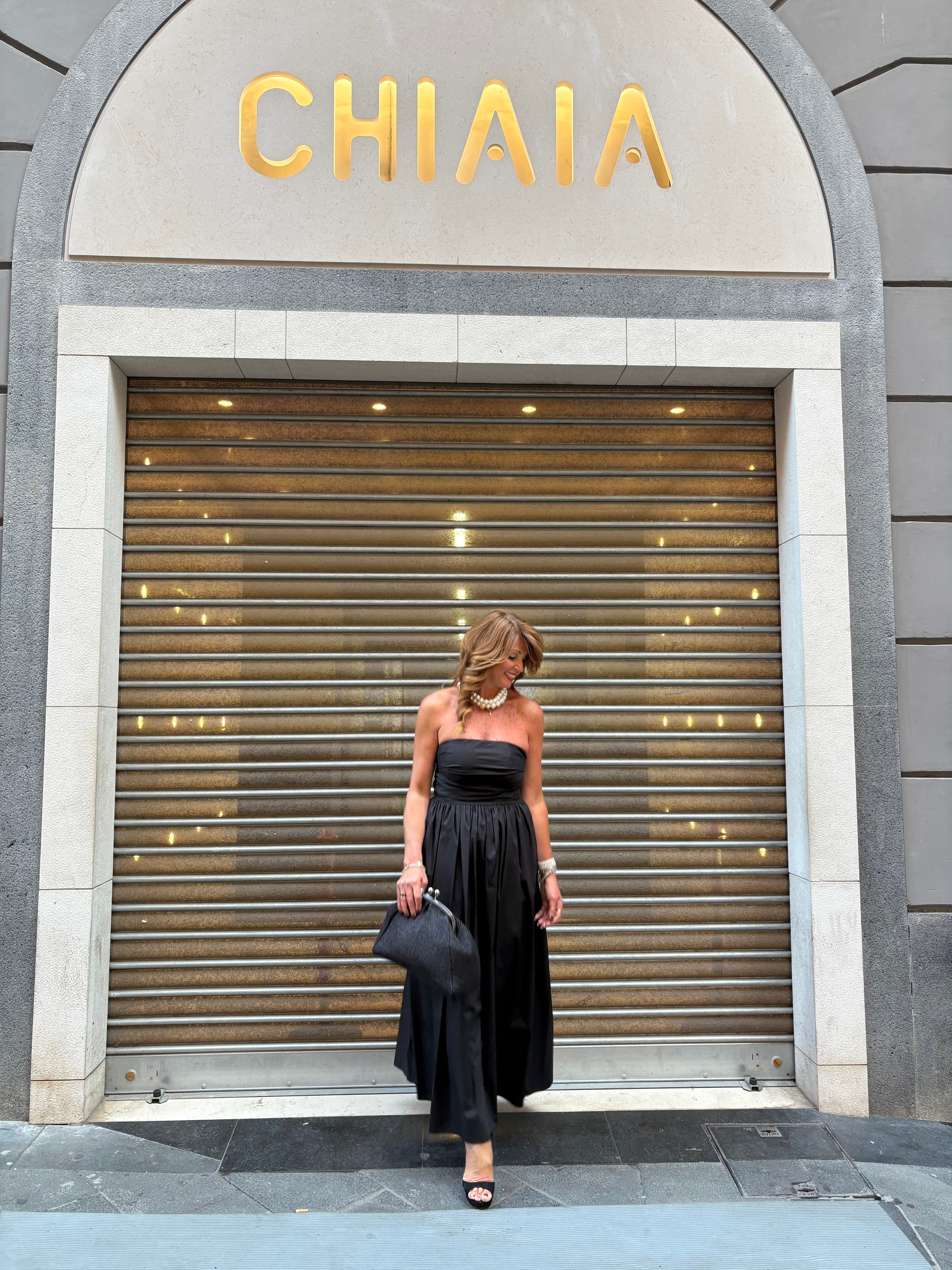 Abito a fascia in cotone Imperial