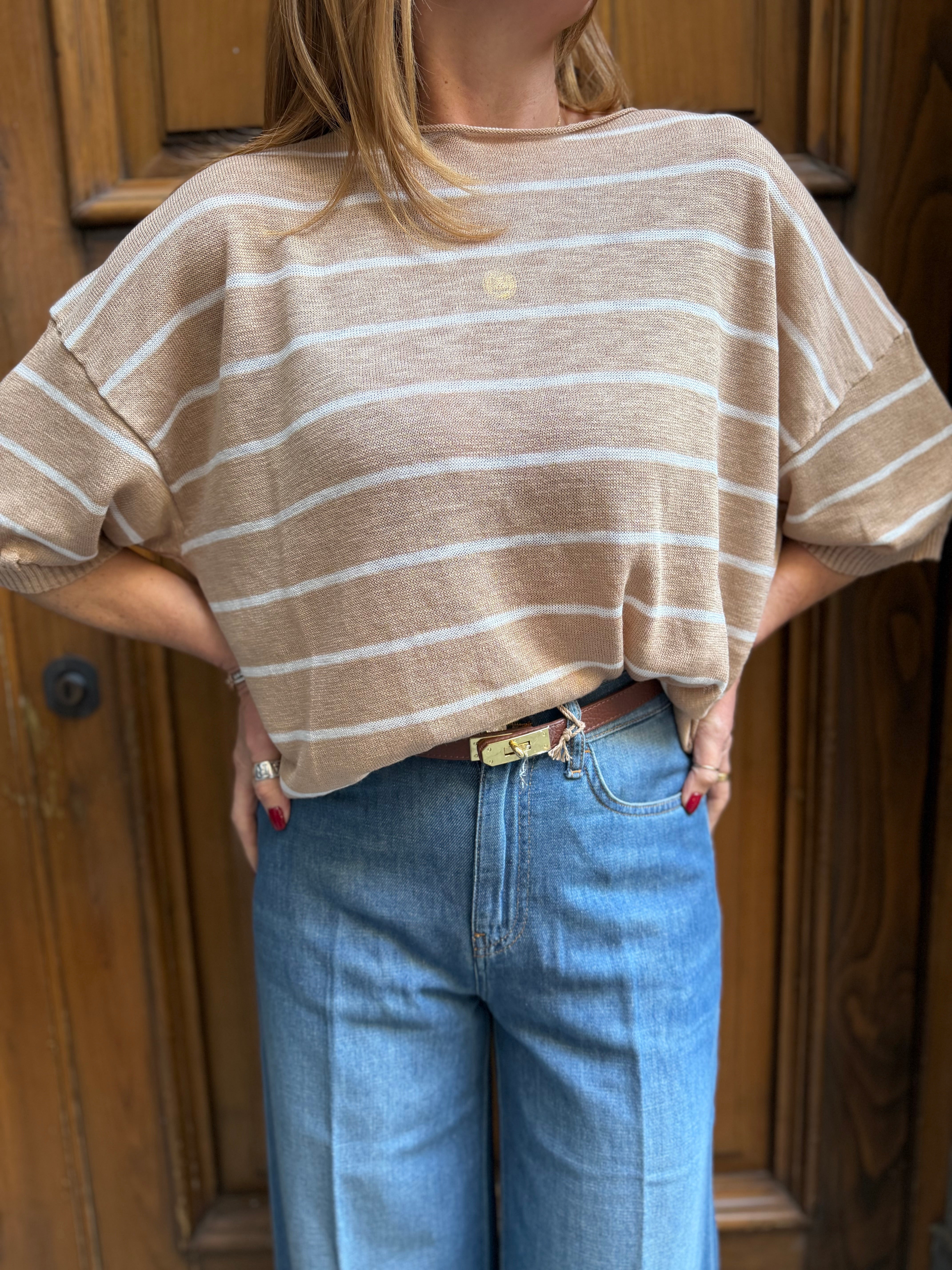 Maglia in filo girocollo Kaos Donna