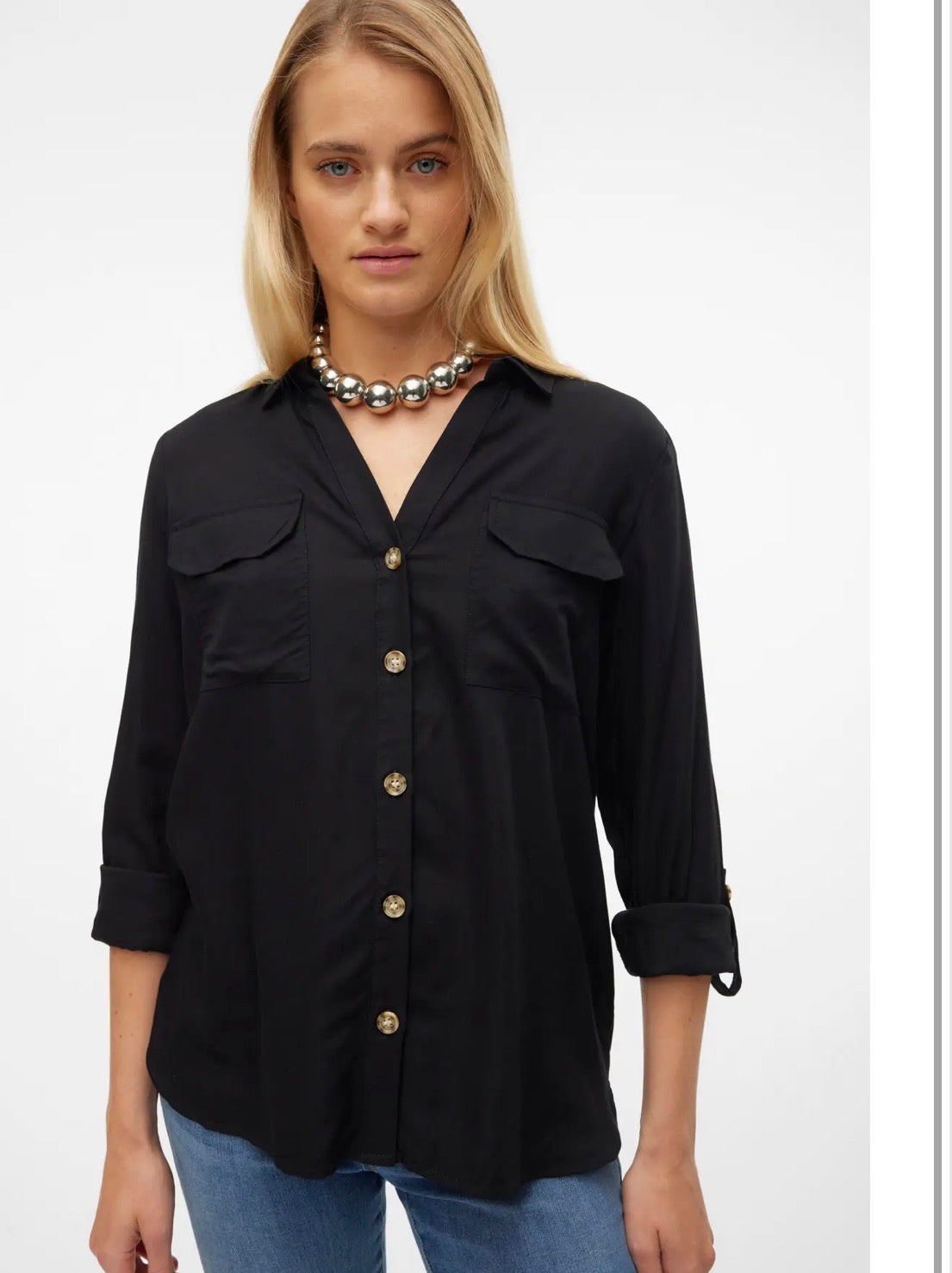 Camicia con polsini regolabili Vero Moda