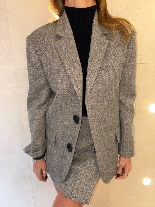 Blazer texturizzato con bottoni grandi Imperial