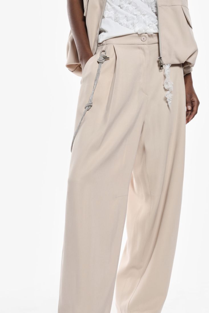 Pantaloni ampi a vita alta Imperial