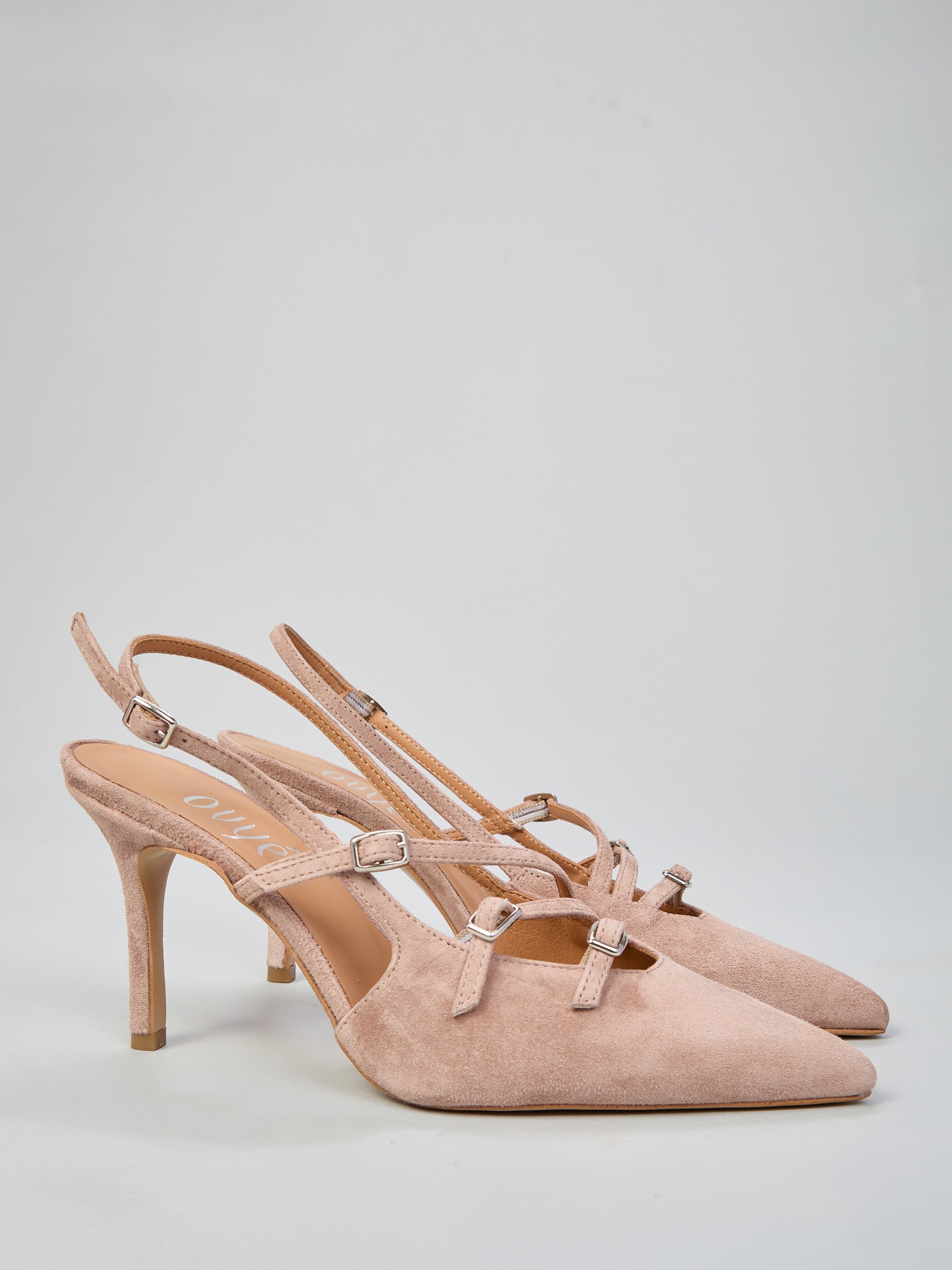 Slingback in camoscio Ovyé