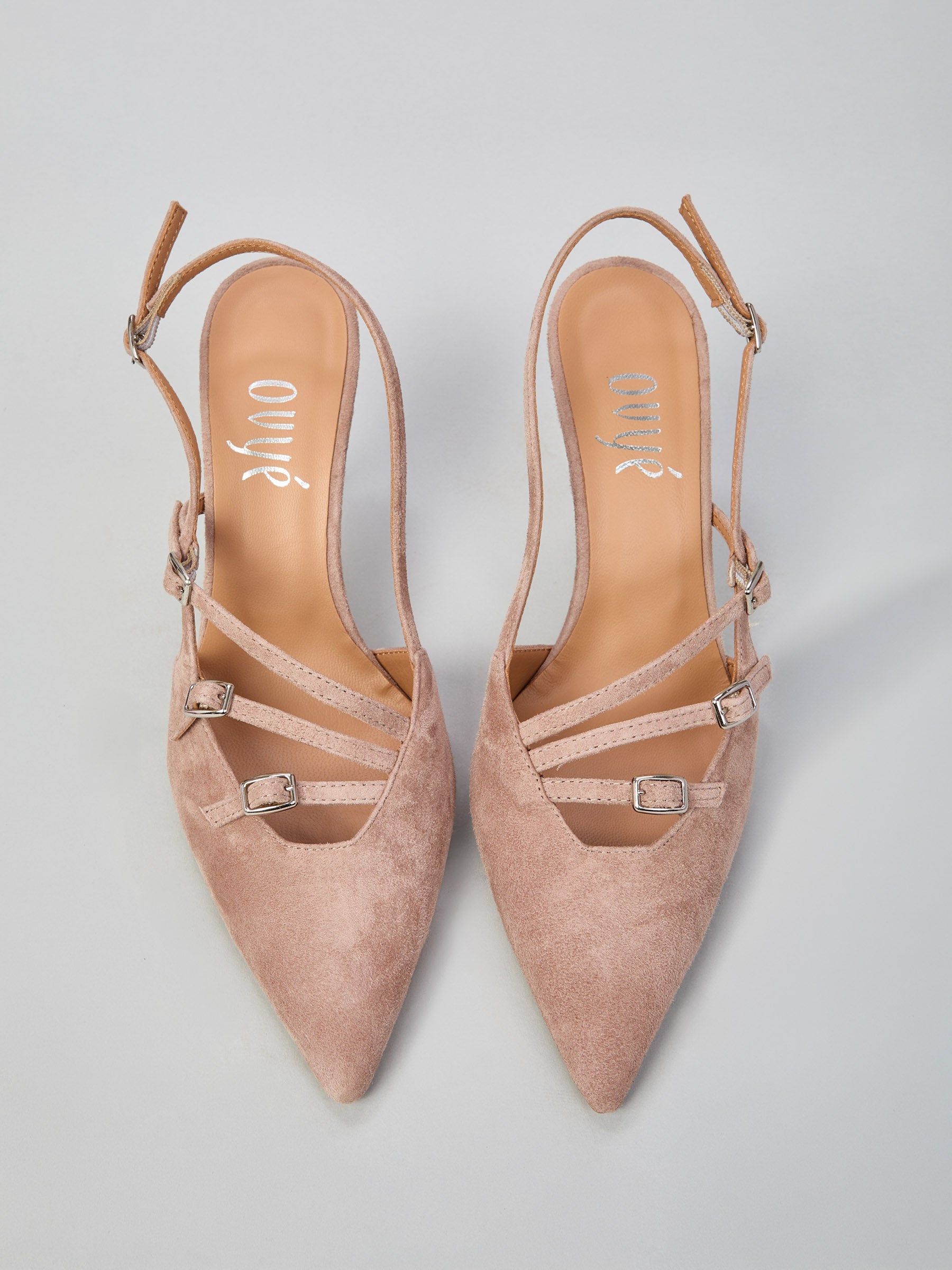 Slingback in camoscio Ovyé