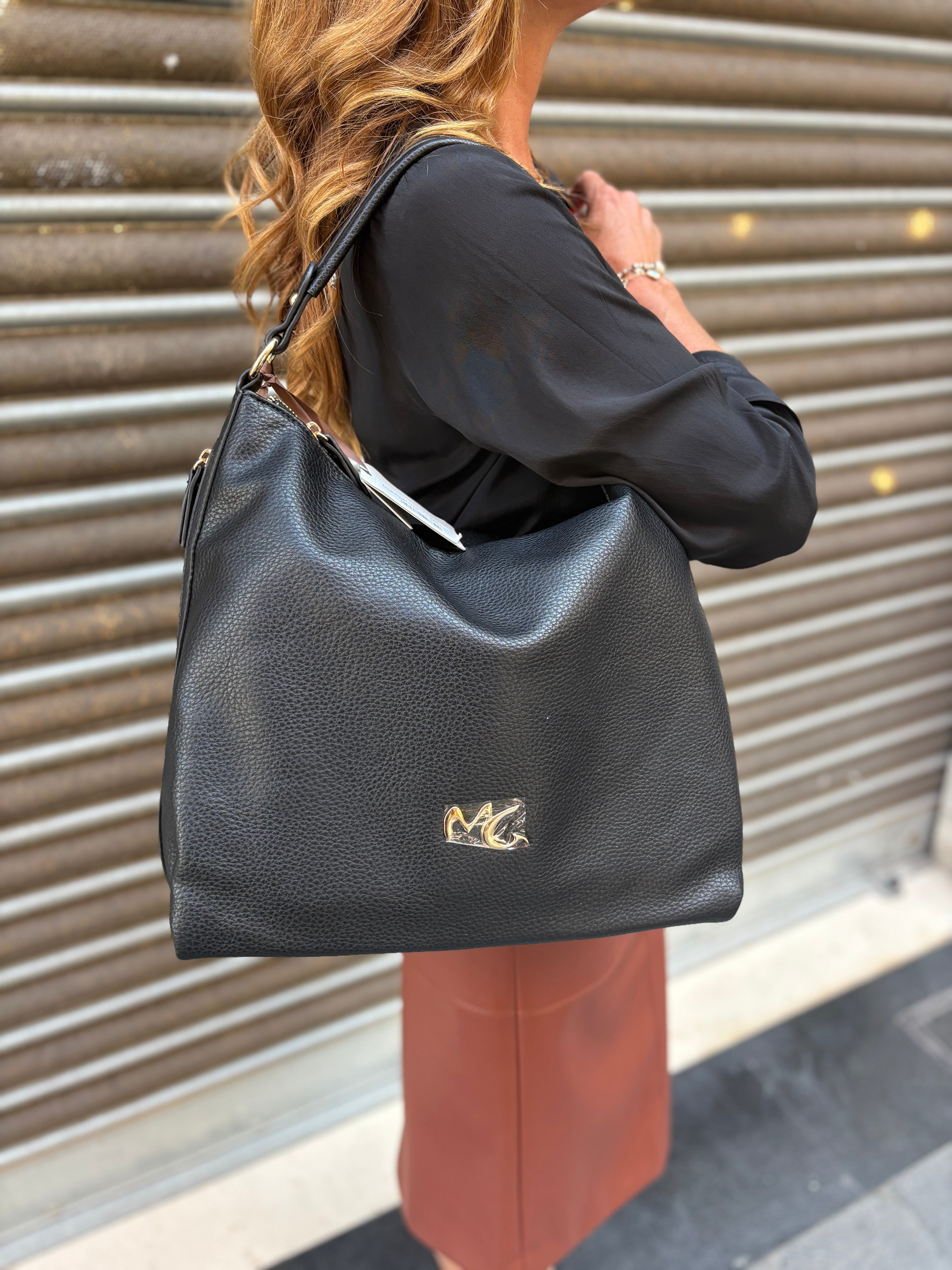 Shouder bag lettering con tracolla Manila Grace