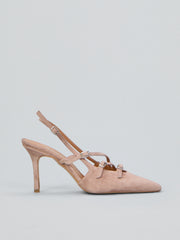 Slingback in camoscio Ovyé