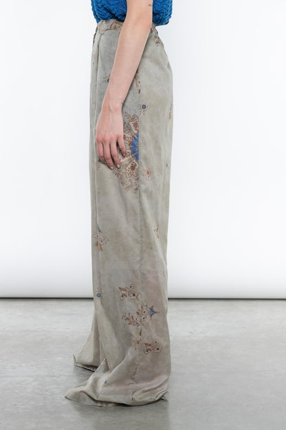 Pantalone in mussola stampa floreale Kaos Donna