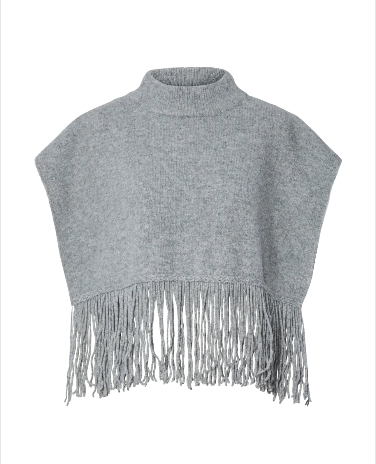 Poncho con frange Pieces