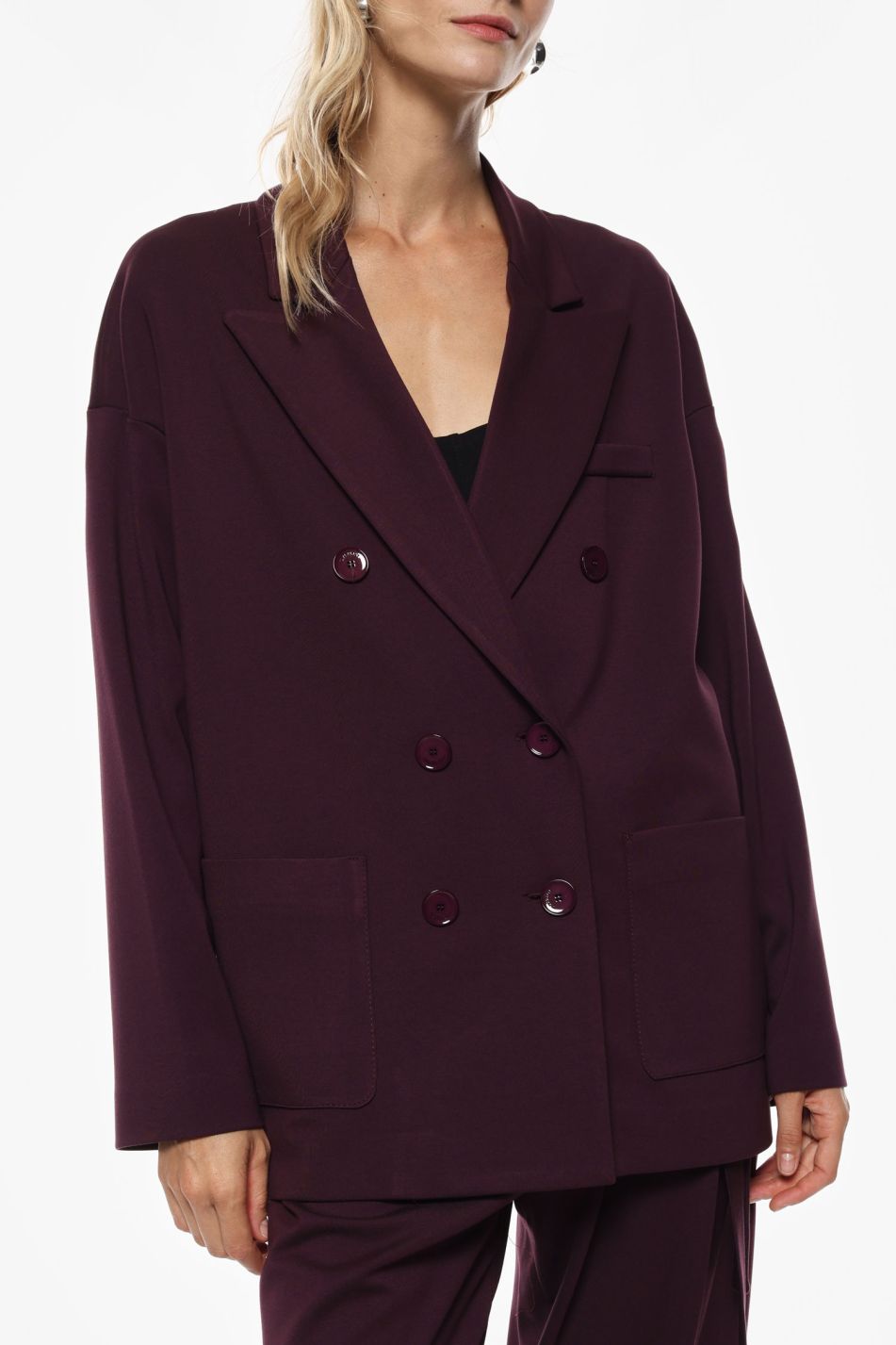 Blazer over doppio petto con tasche applicate Imperial
