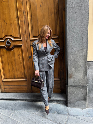 Giacca in check avvitata Imperial