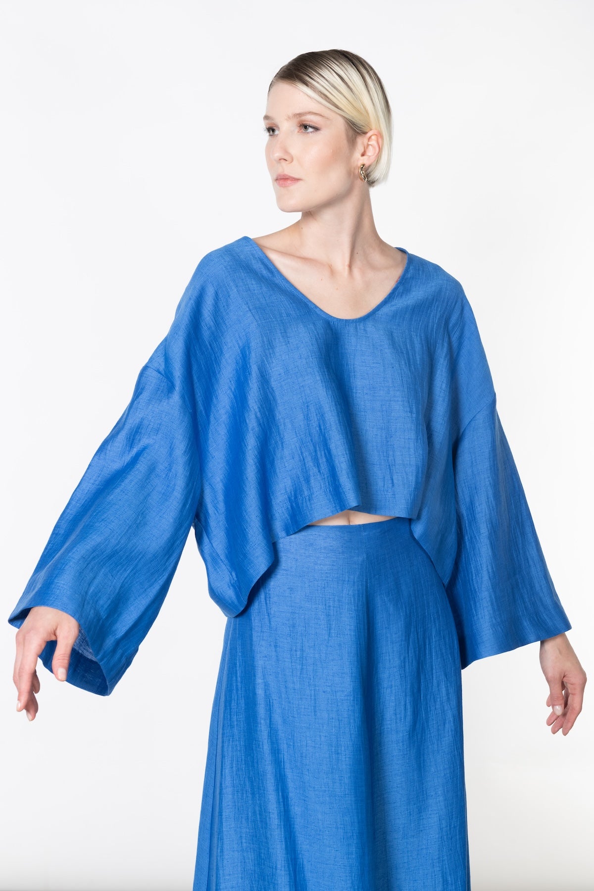 Blusa con maniche svasate Kaos Donna