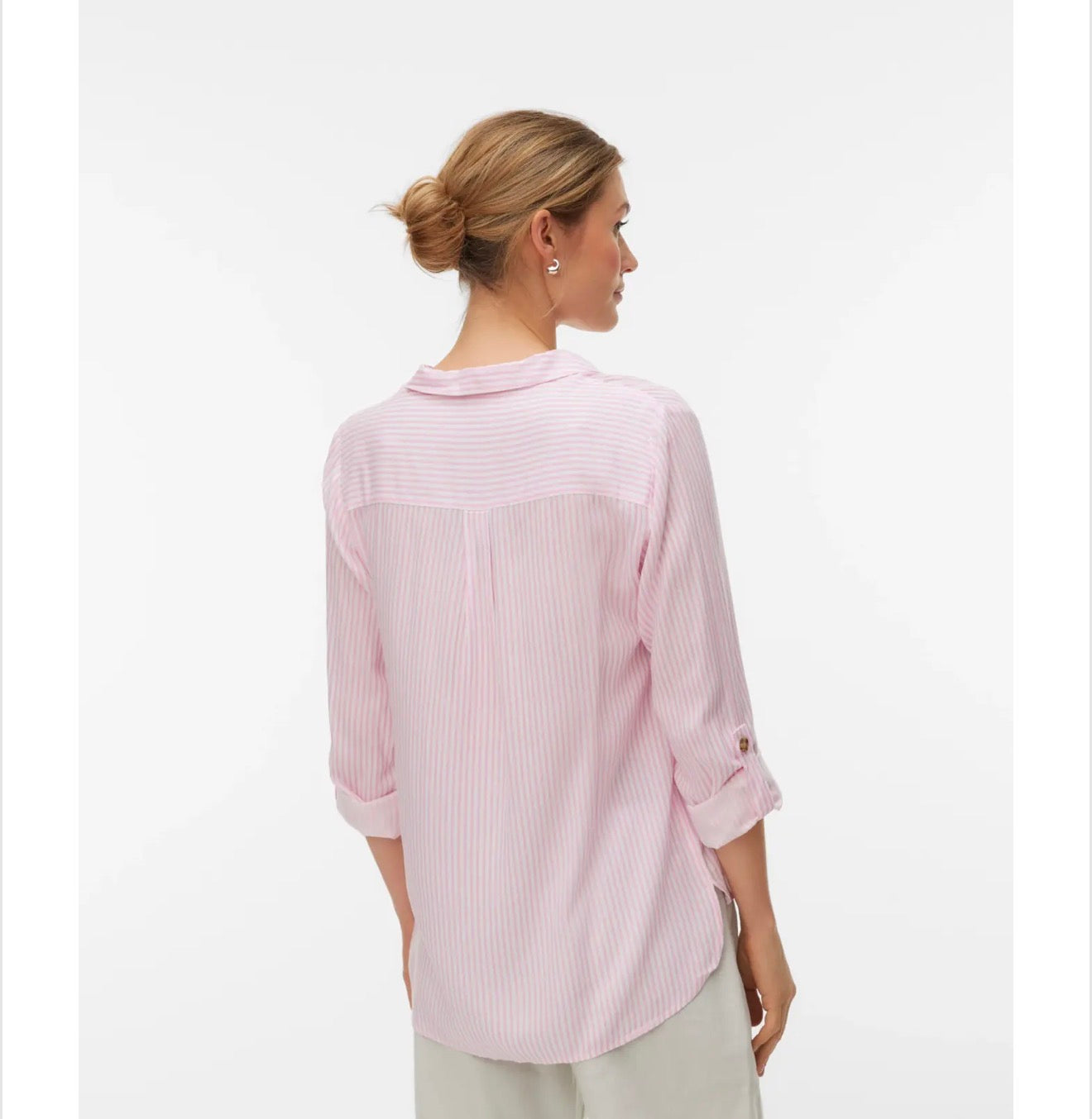 Camicia bumpy con polsini regolabili Vero Moda