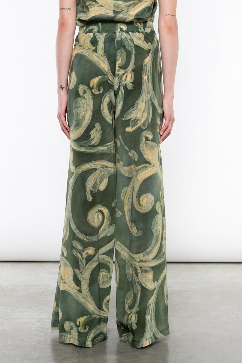 Pantalone stampato con elastico sul retro Kaos Donna