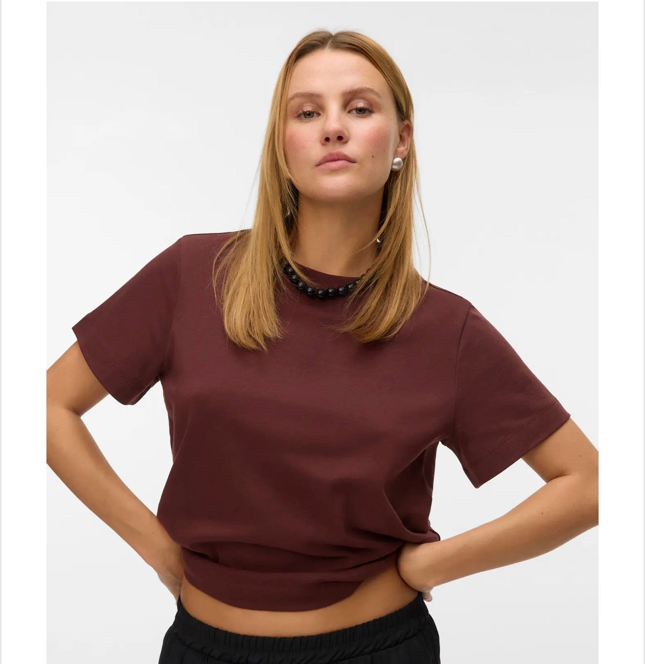 T-shirt basic in cotone Vero Moda