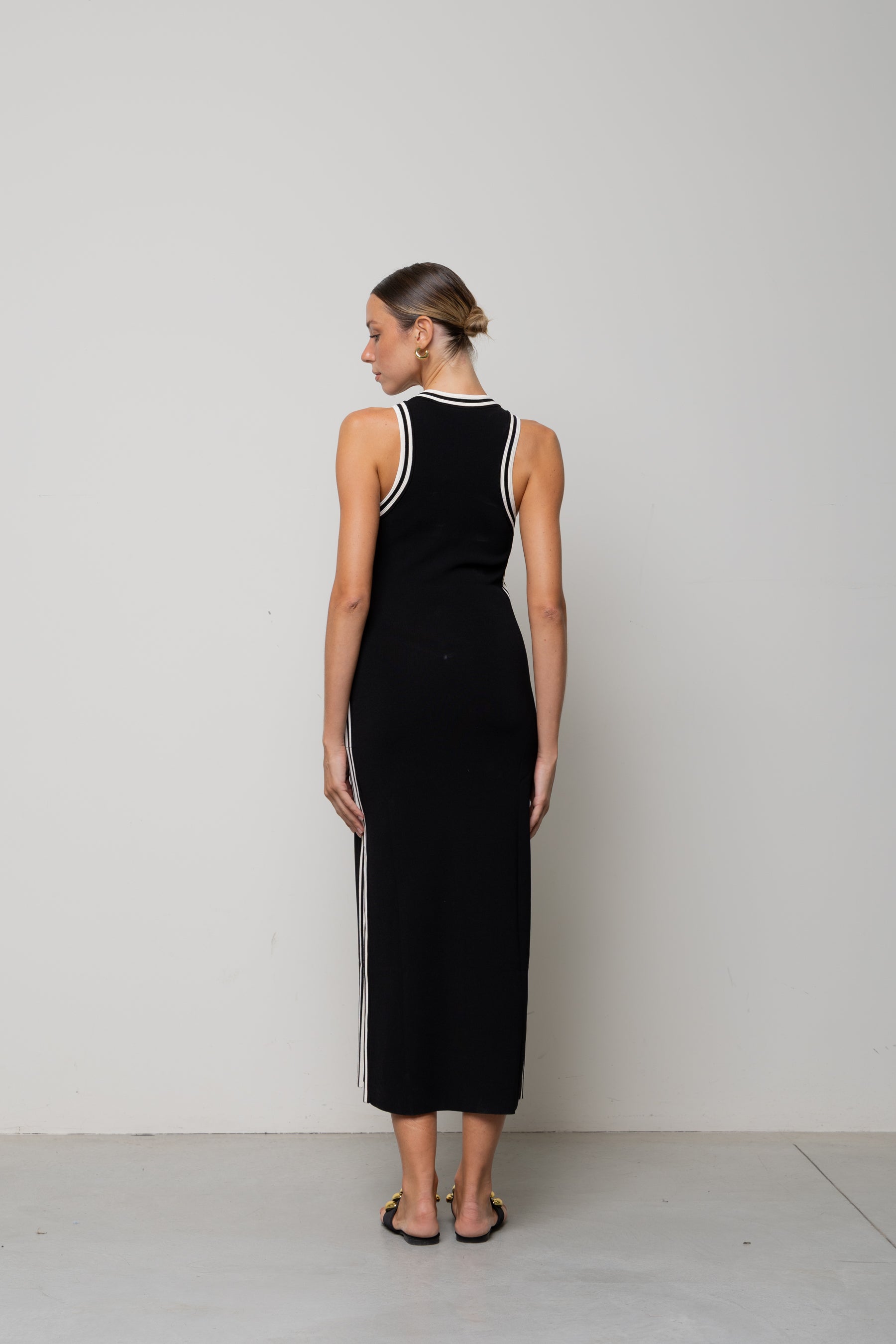 Abito in maglia bicolor Icona