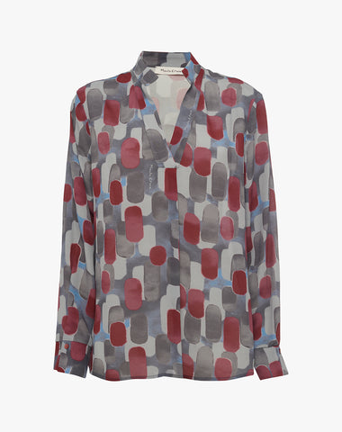 Blusa geometrica Manila Grace