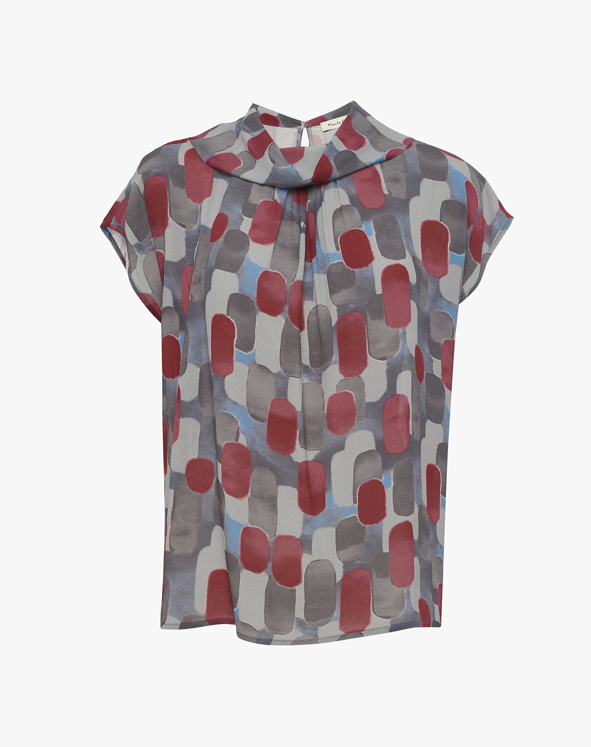 Blusa stampa geometra Manila Grace