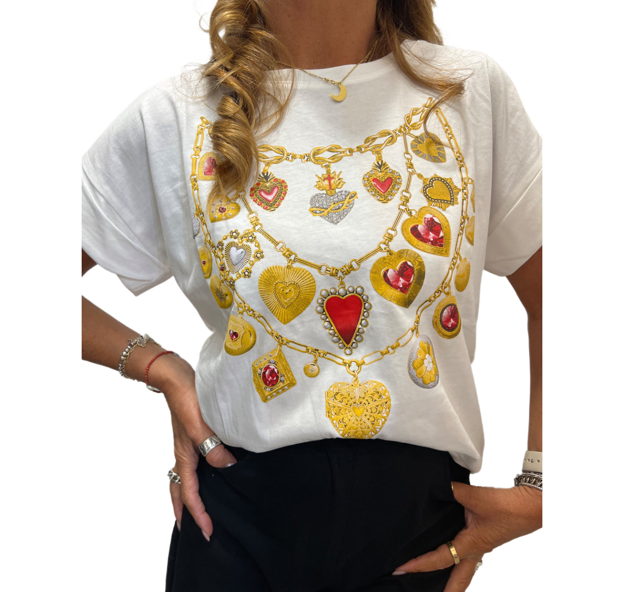 T-Shirt con stampe Emisphere